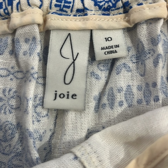 NWT Joie Linen Wide Leg Cropped linen blend Pants size 10. - Picture 5 of 7